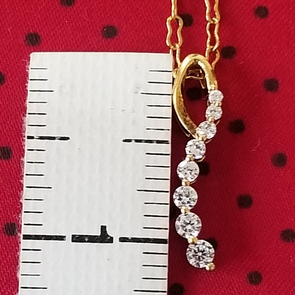 Vintage Stauer 925 Gold Overlay Journey  Pendant - Picture 12 of 12